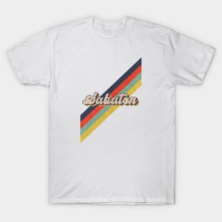 retro vintage color Sabaton T-Shirt